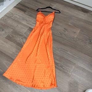Orange dress